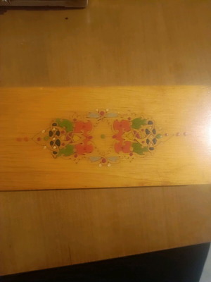 Japanese wooden vintage box 1970 like new