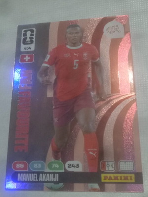 Fifa World Cup 2026 Adrenalyn XL Fan Favourite Manuel Akanji card