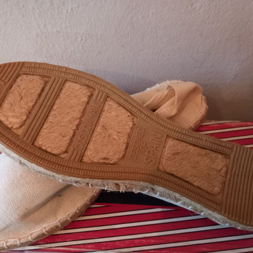 Adam's Shoes espadrilles beige size 37