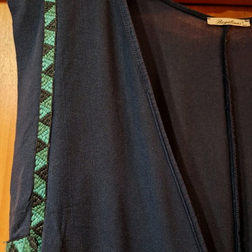 Maxi kimono Regalinas like new, blue with turquoise details, One Size
