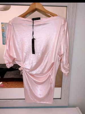 Zic Zac satin blouse baby pink, new with tags