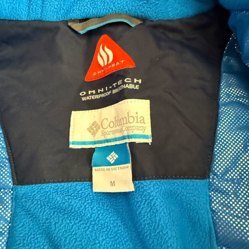Columbia boys' jacket size M new blue