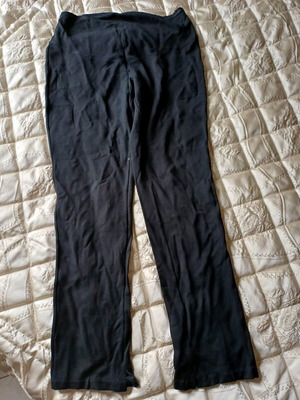 Benetton maternity leggings size L like new, black