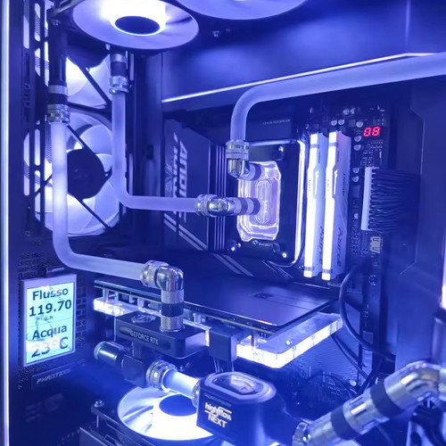 Bykski CPU-RAY-MK-M CPU Waterblock used, full accessories
