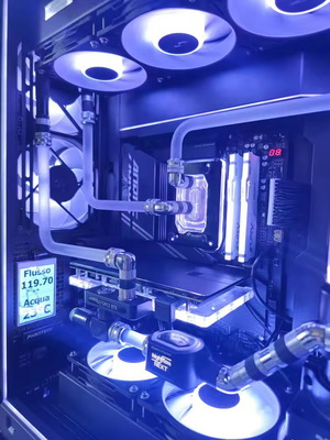 Bykski CPU-RAY-MK-M CPU Waterblock used, full accessories