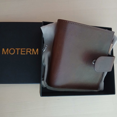 Moterm Luxe Pocket Leather Planner new with box and dust bag