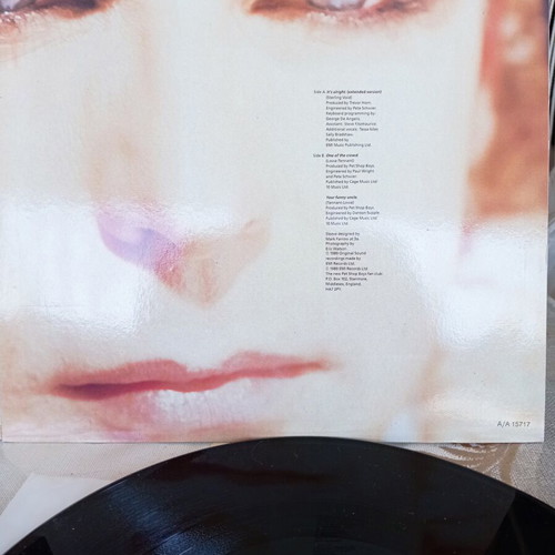 Pet Shop Boys It's Alright 12" Maxi-Single Greek pressing 1989 like new