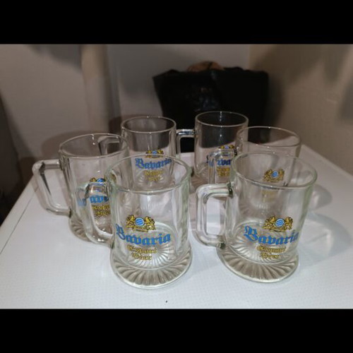 Bavaria Export Beer Glasses set of 6 like new