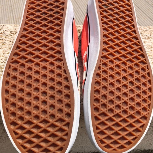 Vans shoes orange used, size 38.5