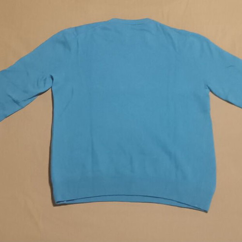 Benetton lightweight wool sweater medium turquoise like new