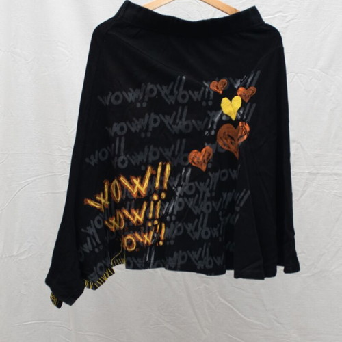 Desigual midi skirt used, size S/M, black
