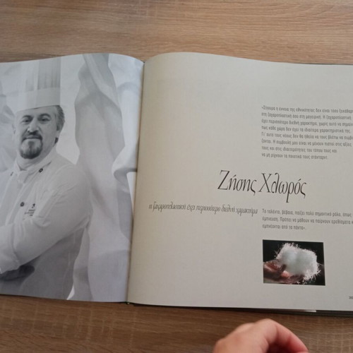Album Greek Gastronomy used, 34 Greek chefs 2006