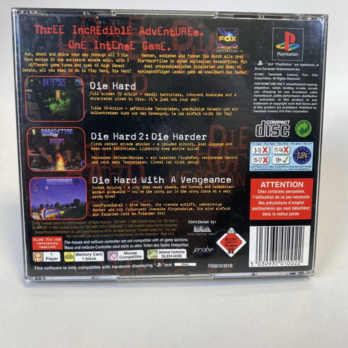 Die Hard Trilogy PlayStation 1 PS1 complete English