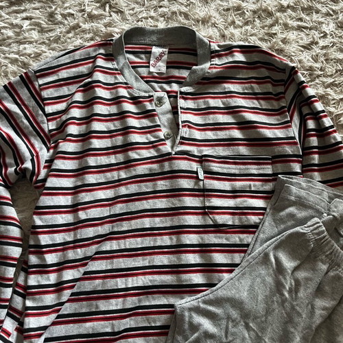 Men's pajama used, gray