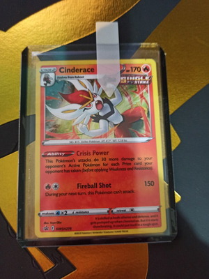 Cinderace Promo card Crown Zenith 2023