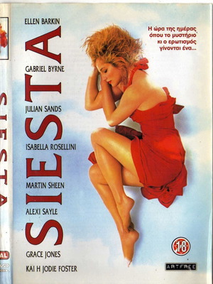 Siesta DVD, drama thriller with subtitles