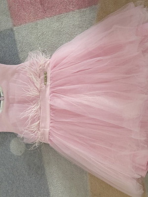 Baby dress size 80 pink like new