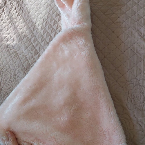 Fur cape for 2-3 year old girl like new, pink eco-friendly