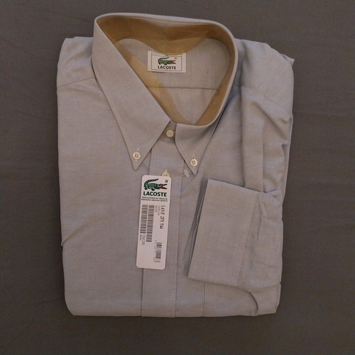 Lacoste men's shirt XXL gray unused with long sleeves