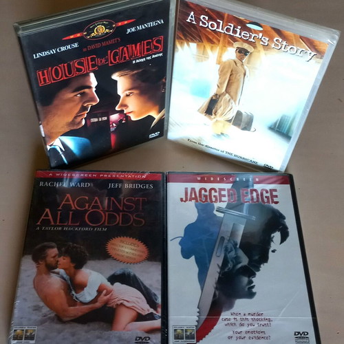 80s Thriller DVD σε σαν καινούργιο, 4 ταινίες με υπότιτλους