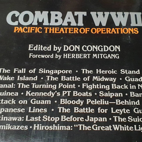 Combat WWII book set and 8 DVD collection used, English