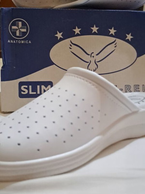 Comfort-Relax Anatomica Clogs size 38 white new