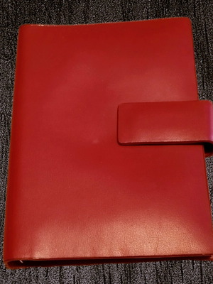 Organiser burgundy new with card slots