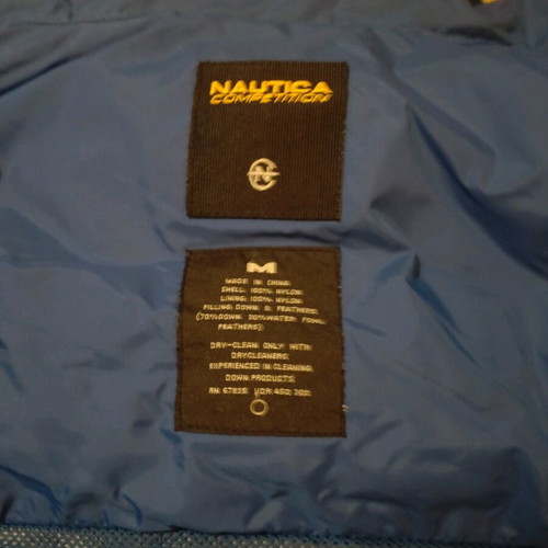 Nautica men's puffer jacket used, size M