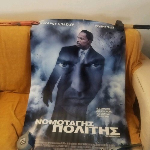 Law Abiding Citizen poster 100x70 cm like new