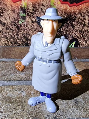 Vintage Inspector Gadget figure