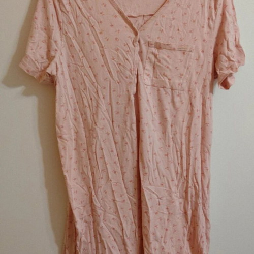 Nightgown pink like new, ideal for pregnancy and breastfeeding XXL