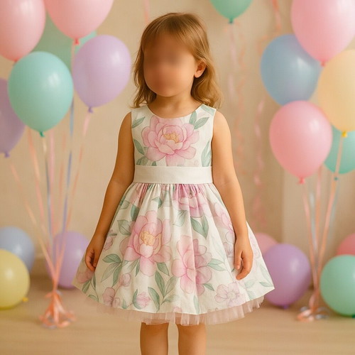 Ingradress festive dress like new, size 110, multicolor