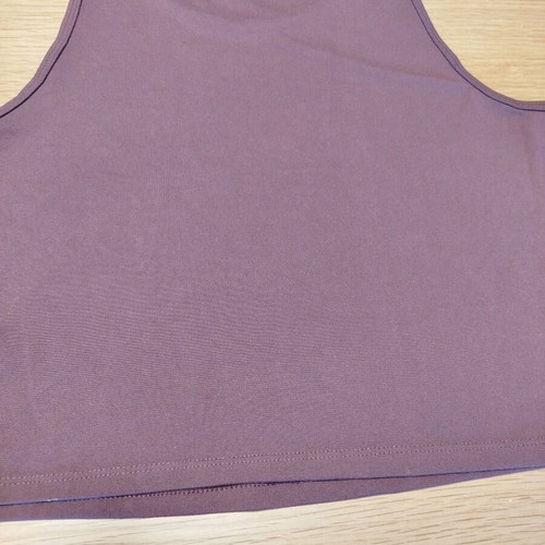 Esmara athletic crop top new, size M, burgundy-purple