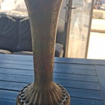 Flower vase used, bronze