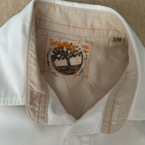 Timberland Kids Short-Sleeve Shirt White Like New