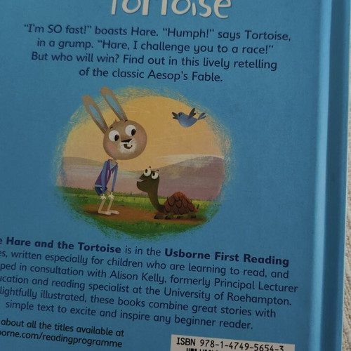 The Hare and the Tortoise Usborne First Reading Level 4 book like new