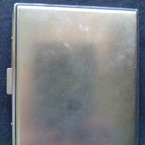 Metal cigarette case