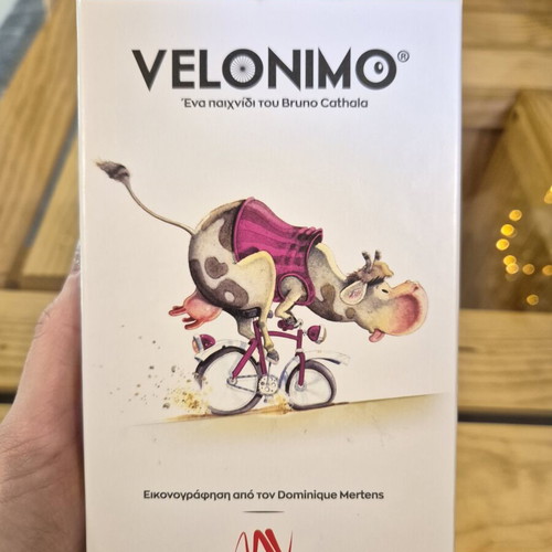 Velonimo board game with cards for 2-5 players, age 7+