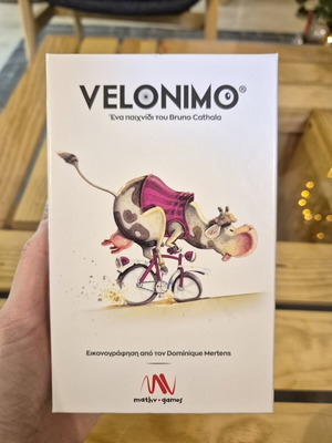 Velonimo board game with cards for 2-5 players, age 7+