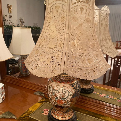 Japanese table lamp used