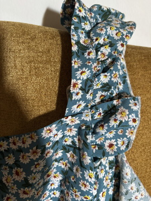 Floral dress Shein like new, blue turquoise, XS