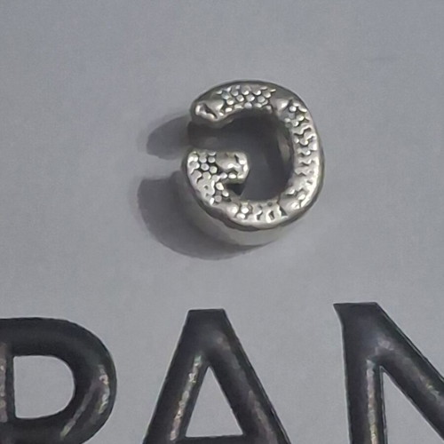 Pandora charm letter G silver, like new