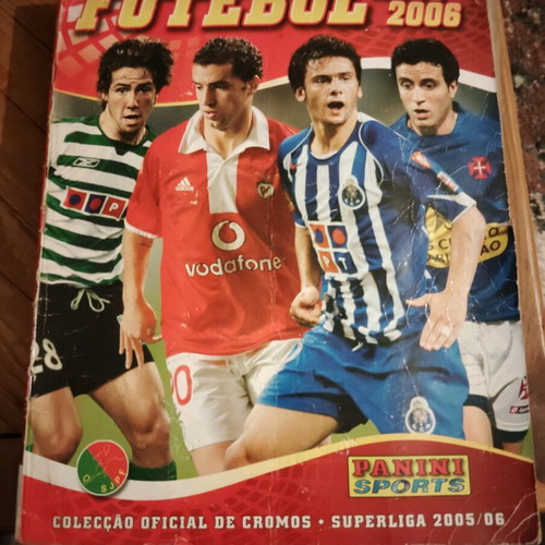Panini album Futebol 2005-2006 used complete album