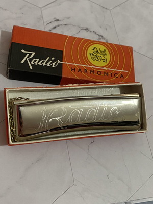 Vintage Radio Harmonica 1990 used with original box