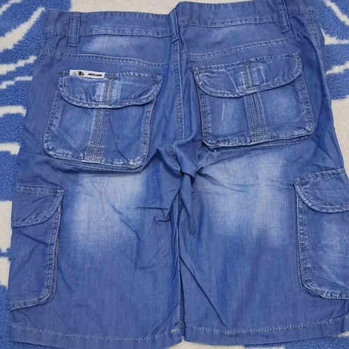 Americanino denim bermuda shorts like new, size 46 EU, blue