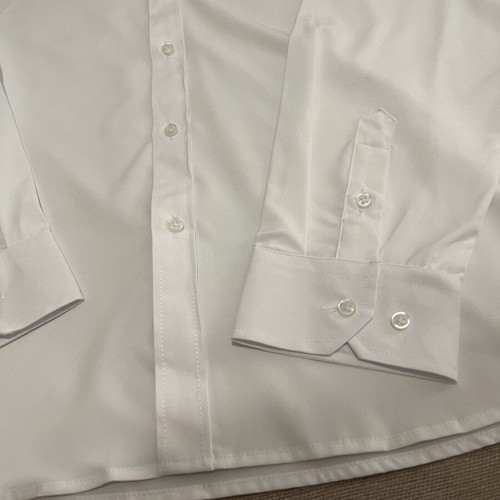 White long sleeve dress shirt size L
