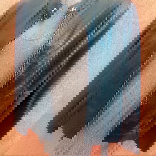 Sds кожено яке употребявано с проблем с ципа, размер M