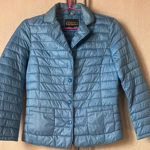 Blue down jacket Medium used