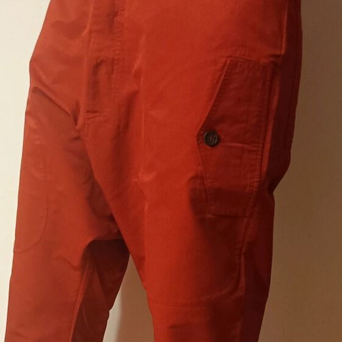 Men's red pants like new Black Label baggy drop crotch
