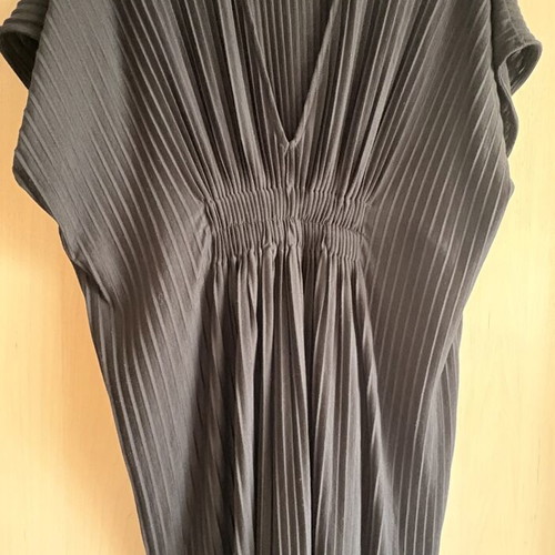 Zara evening collection black pleated dress like new, size M